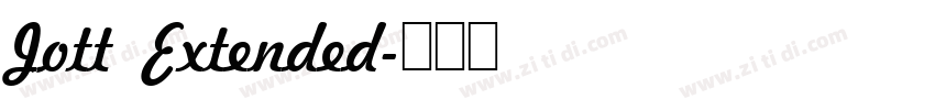 Jott Extended字体转换